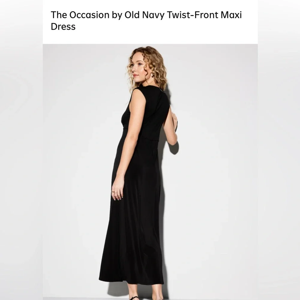 The Occasion by Old Navy Twist-Front Maxi Dress Petite - Picture 5 of 5